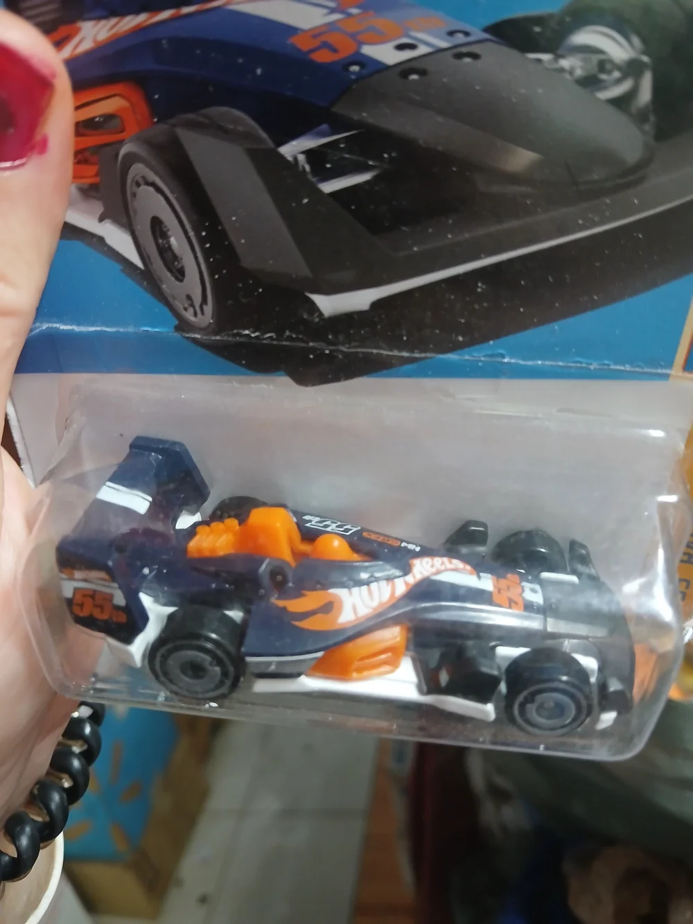 the Hot Wheels HW-4-TRAC from the 2023 HW 55th Race Team series (Collector #159/